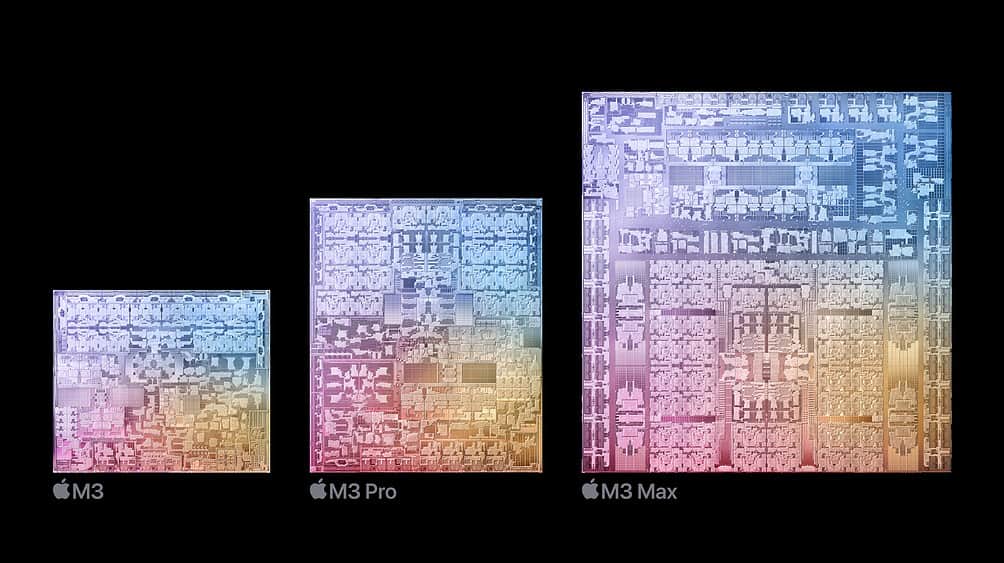 The M3 family of chips is built using the industry-leading 3-nanometer process technology, and continues the tremendous pace of innovation in Apple silicon.