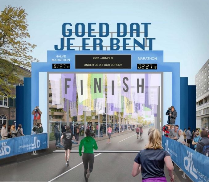 Jelle Mastenbroek´s Finish Marathon Eindhoven