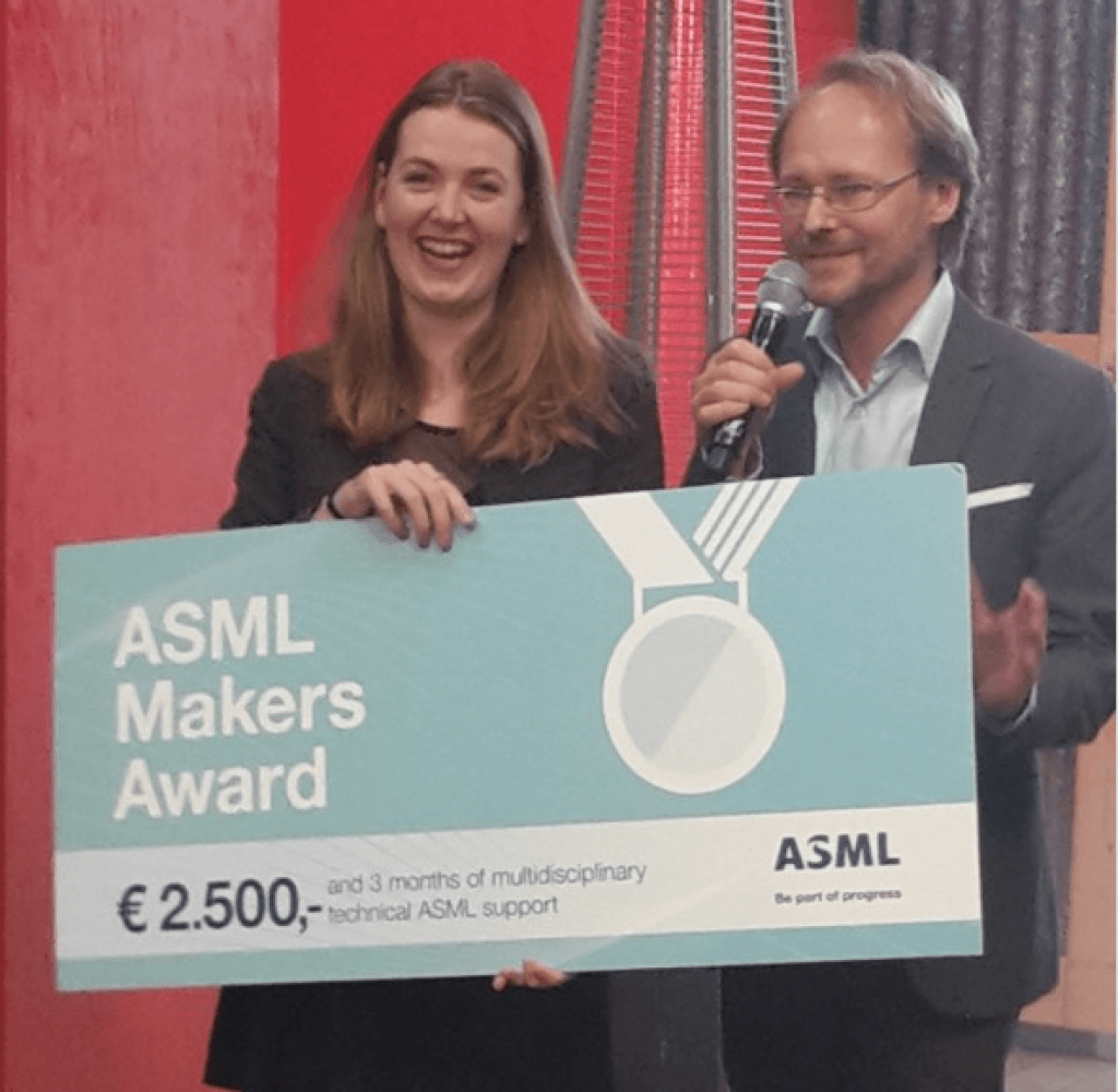 Marleen van Bergeijk wint ASML Smart Makers Award