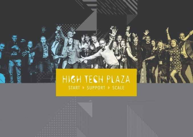 high tech plaza logo header