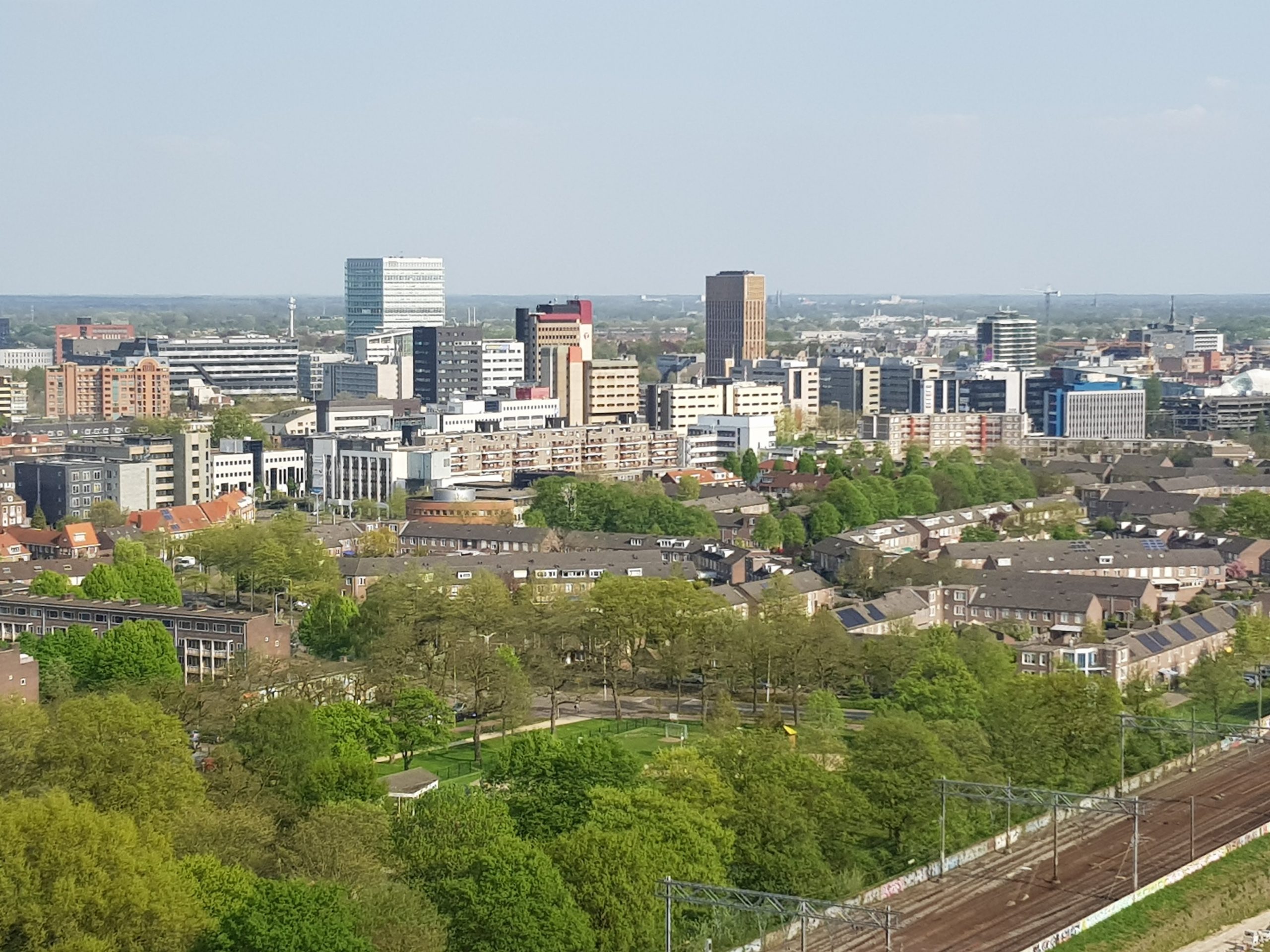 Stad Eindhoven skyline binnenstad centrum