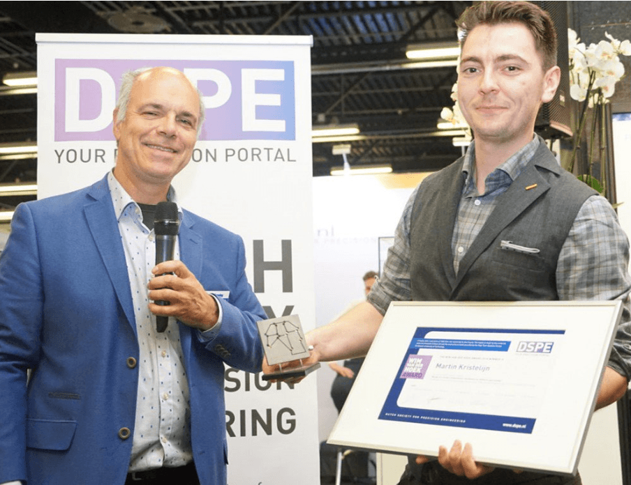 Martin Kristelijn receives DSPE Wim van der Hoek Award