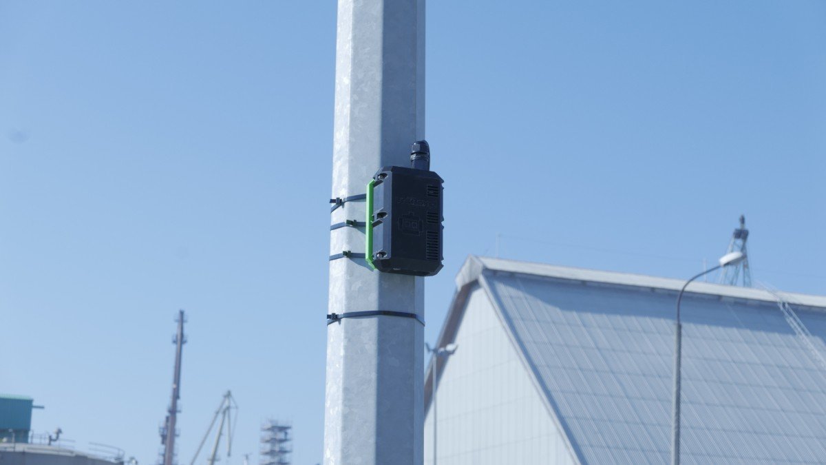 YetiBox sensor in Port of Gdańsk.