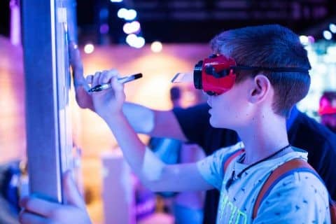 VR-brillen bij Mission Tech