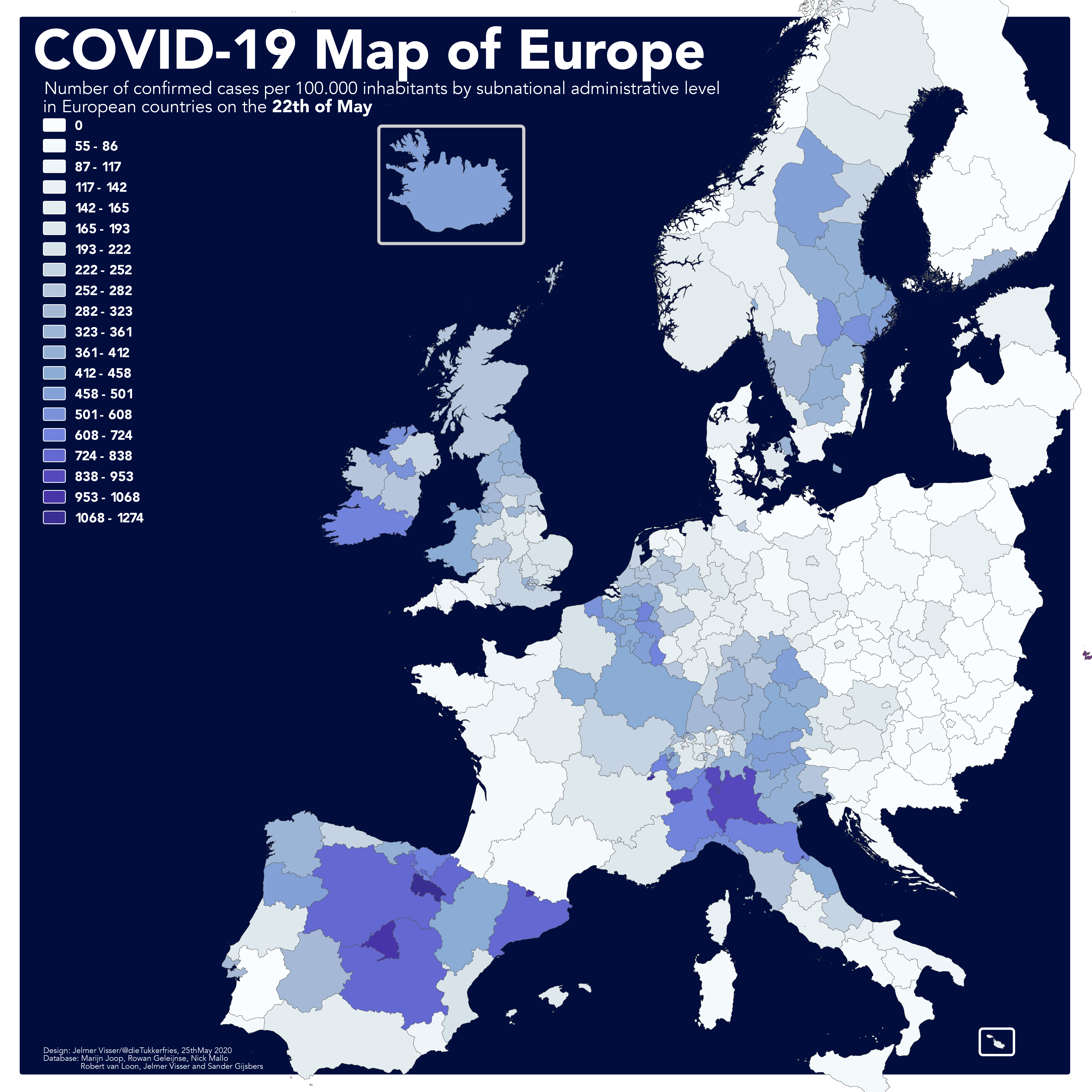 Mapping Corona Throughout Europe First Wave Is Almost Over Except In Sweden Innovation Origins