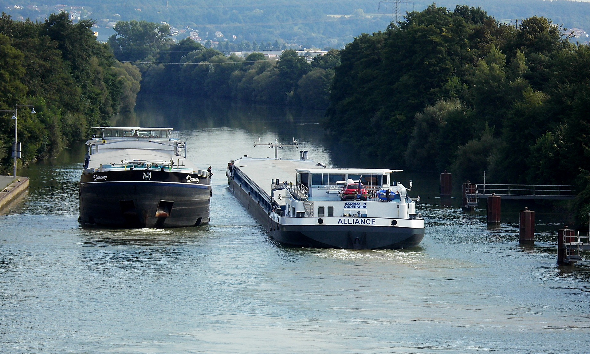 Transportnetz, Binnenschifffahrt,Donau,