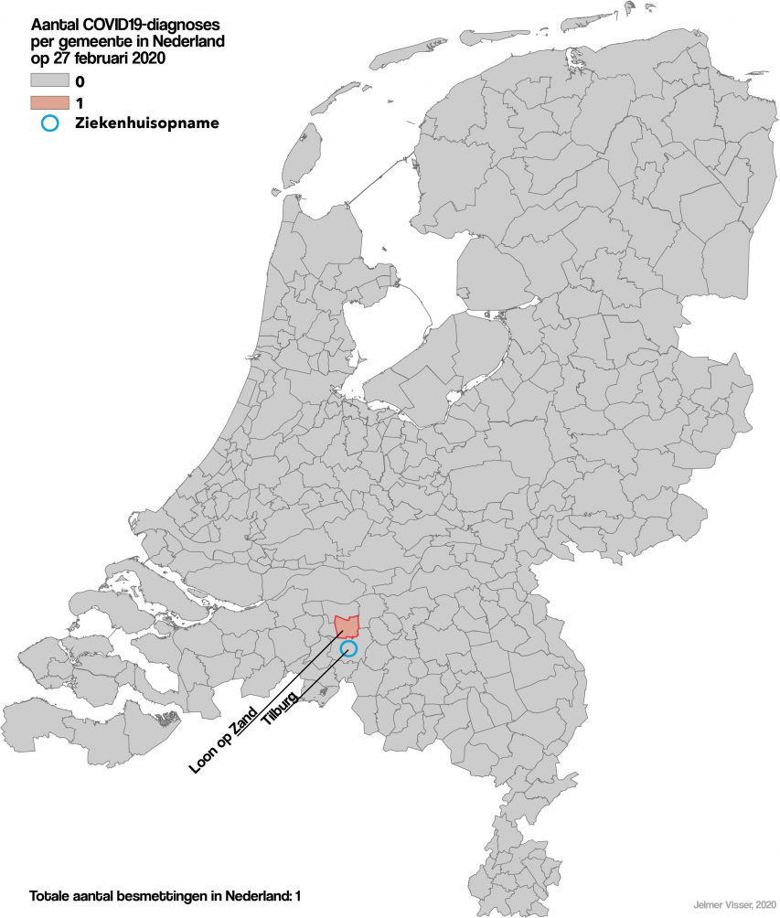 Map Corona Nederland