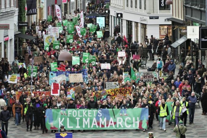 Demonstratie in Denemarken, mei 2021. Beeld: Ariel Storm