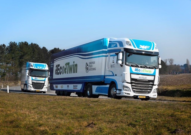 20160322.02 - DAF ‘EcoTwin’ participating in the European Truck Platooning Challenge foto TNO