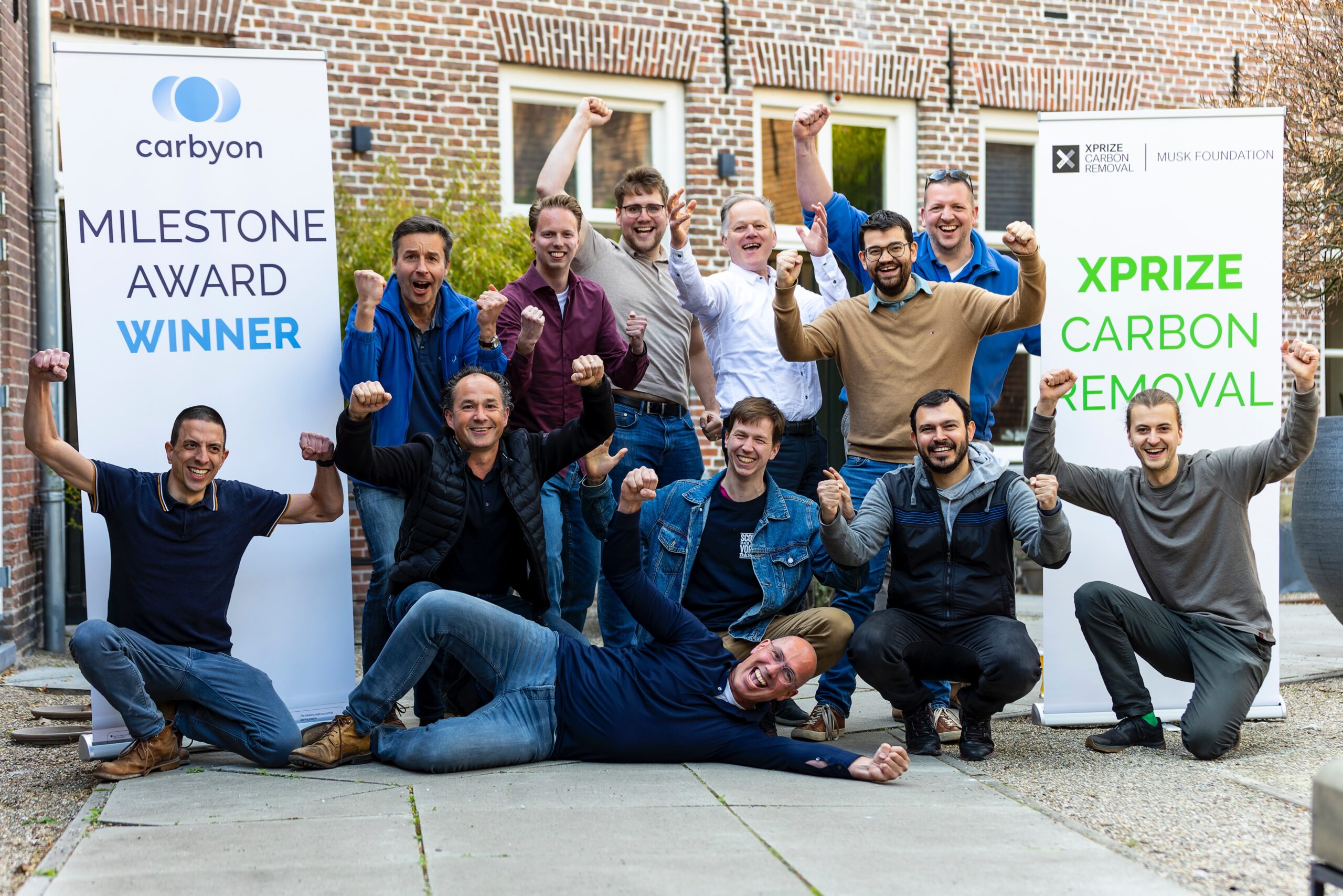 Nederlands CO2-afvangbedrijf Carbyon wint prestigieuze internationale XPRIZE Milestone Award
