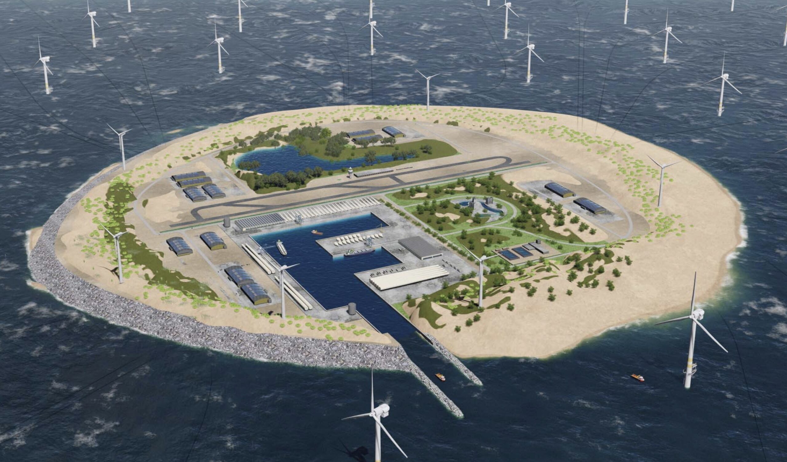 Tennet energy island