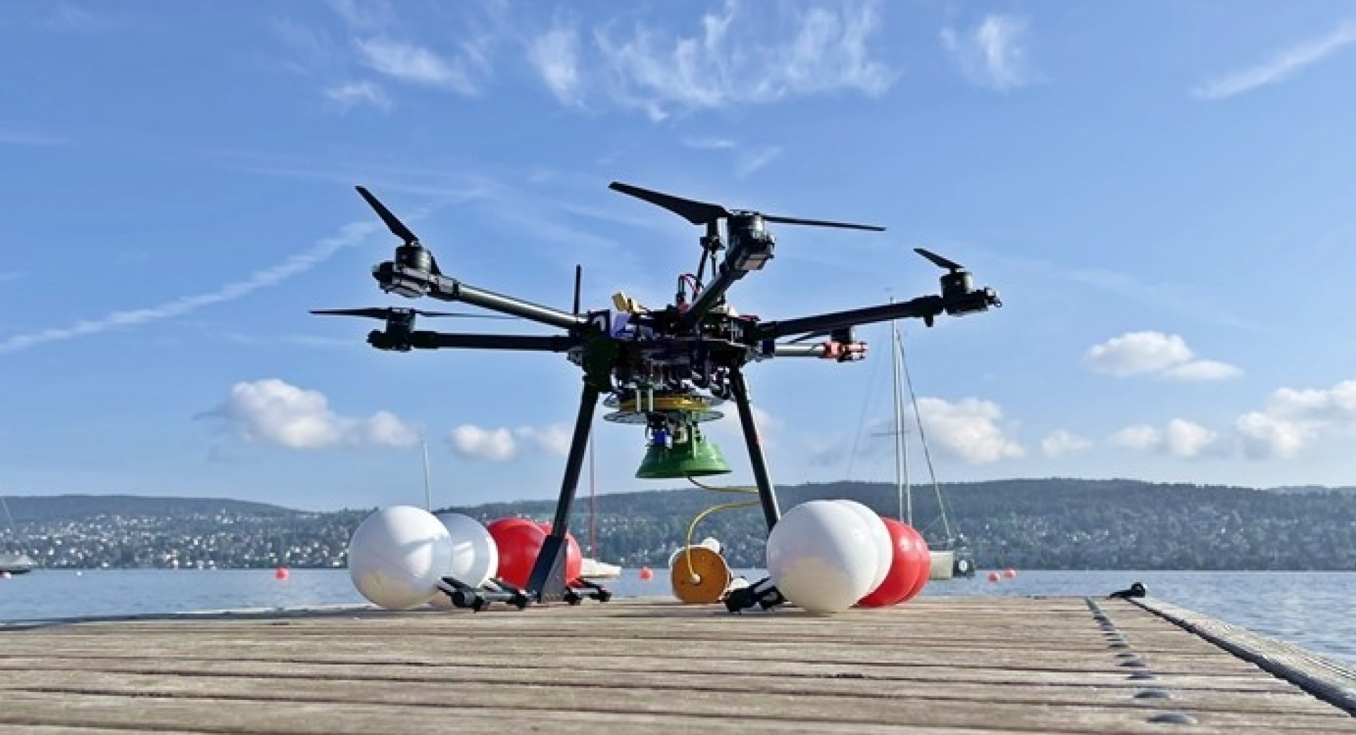 Shape-shifting drone collects samples to monitor water quality