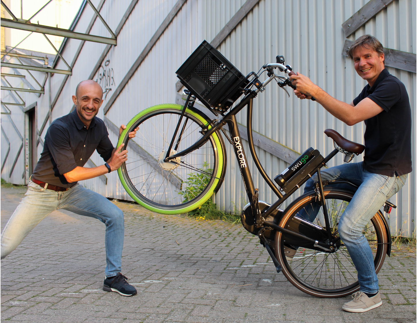 Turn your city bike into an electric bike with swugo's sustainable solution