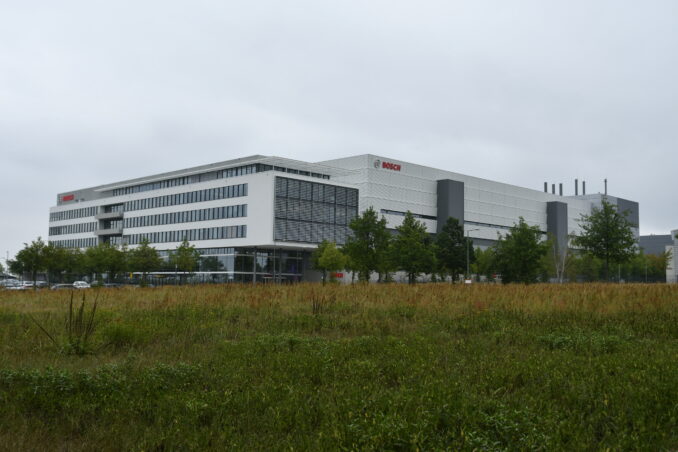 De halfgeleiderfabriek van Bosch in Dresden. Foto Maurits Kuypers