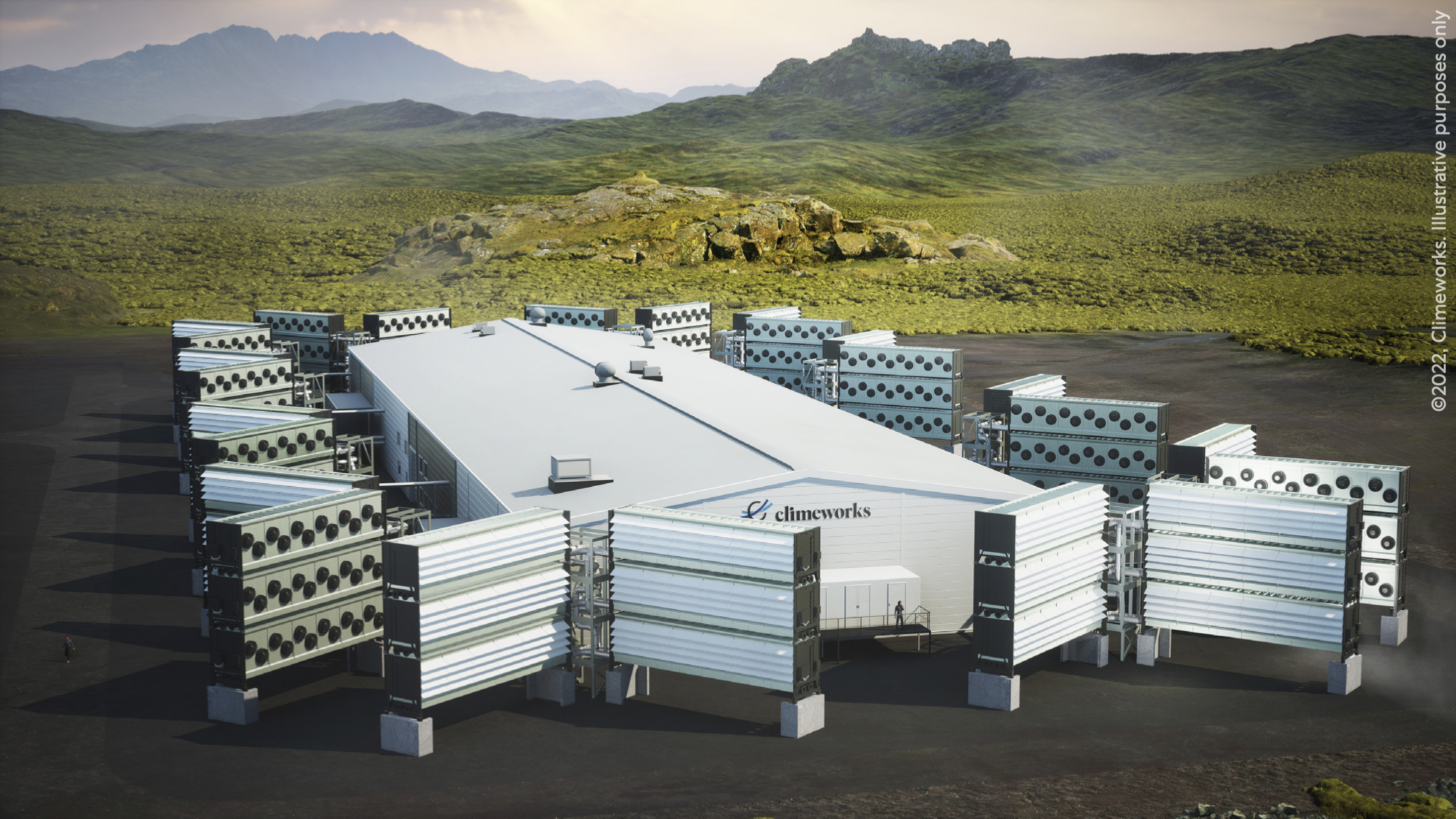 Climeworks bouwt een tweede fabriek voor het afvangen en opslaan van CO2 in IJsland