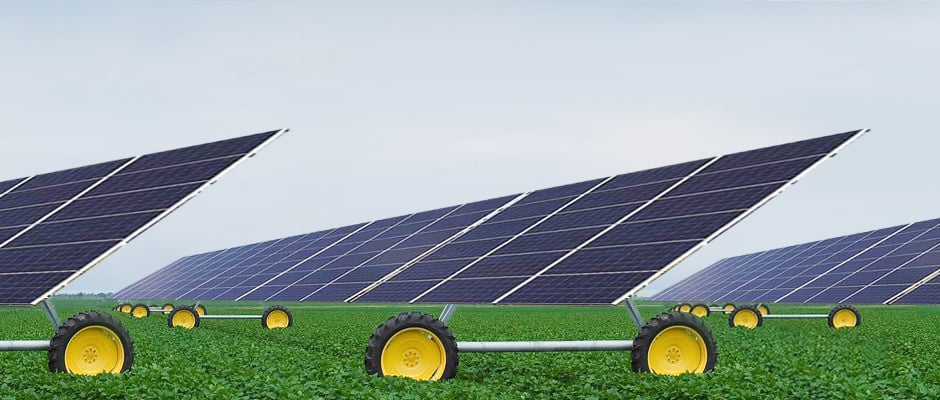 Waterstof oogsten met de mobiele zonnepanelen van H2arvester