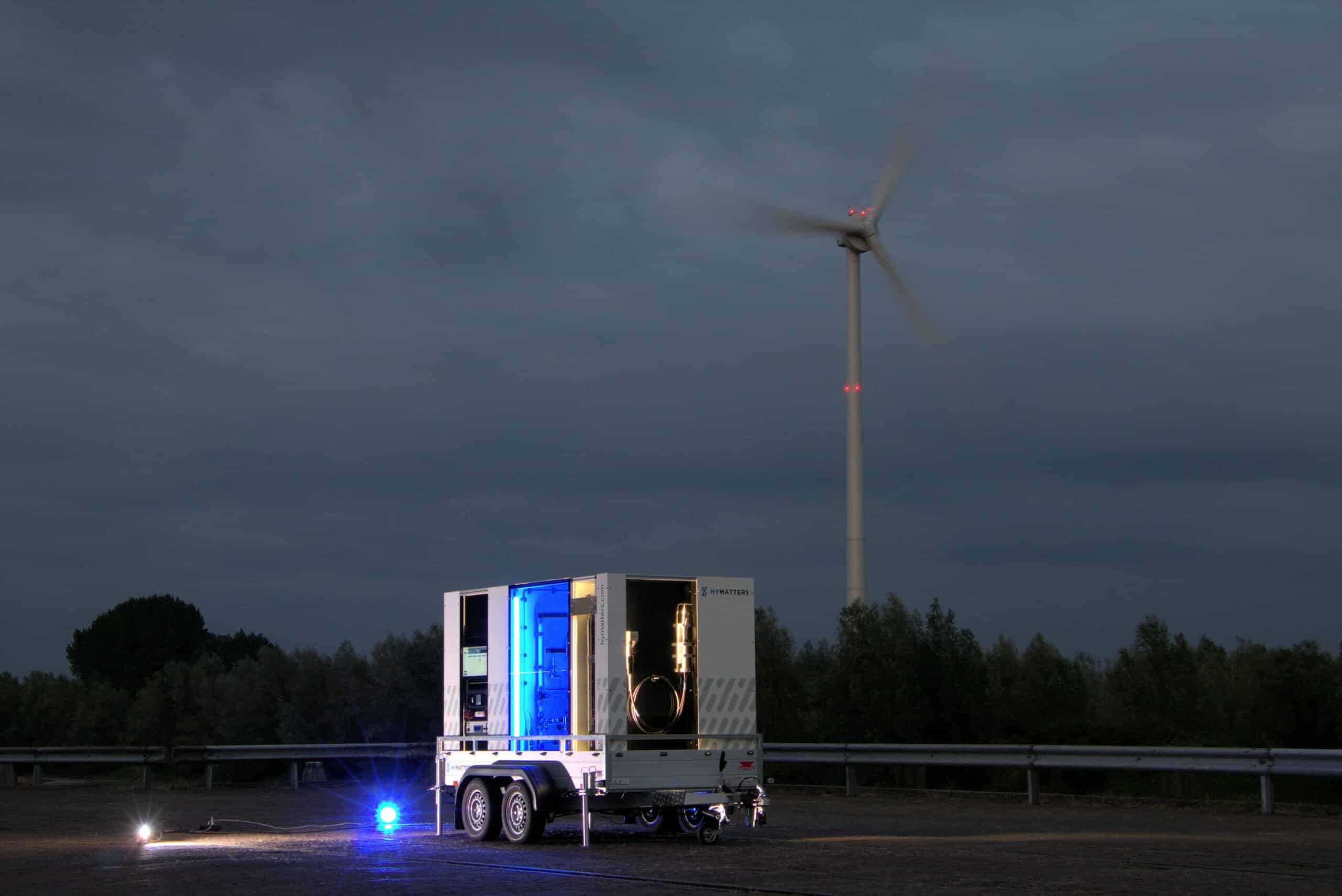 With hardware on a trailer, HyMatters supplies businesses with their own hydrogen