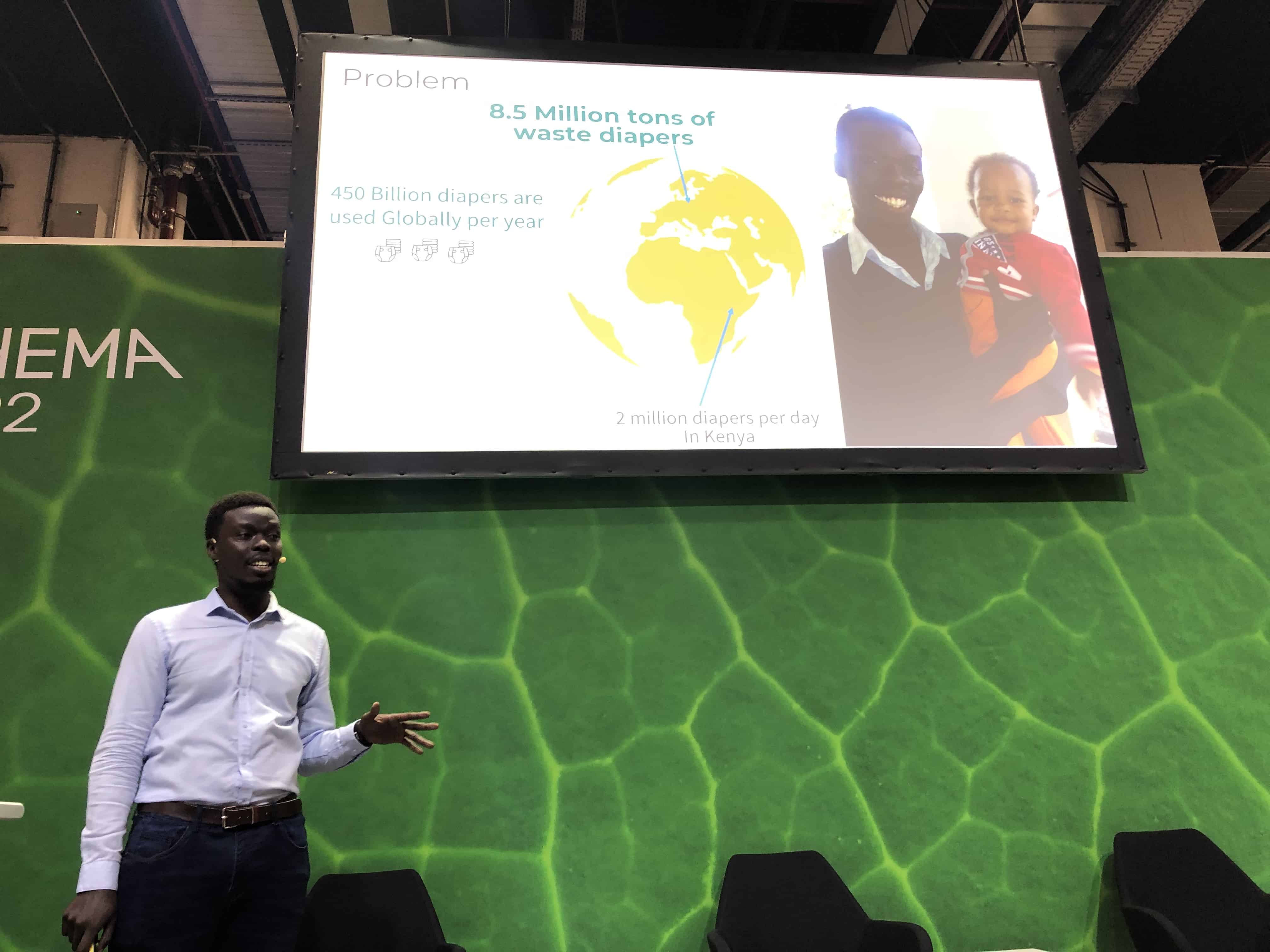 With Alkyl, Melvin Kizito wants to offer a solution for diaper waste