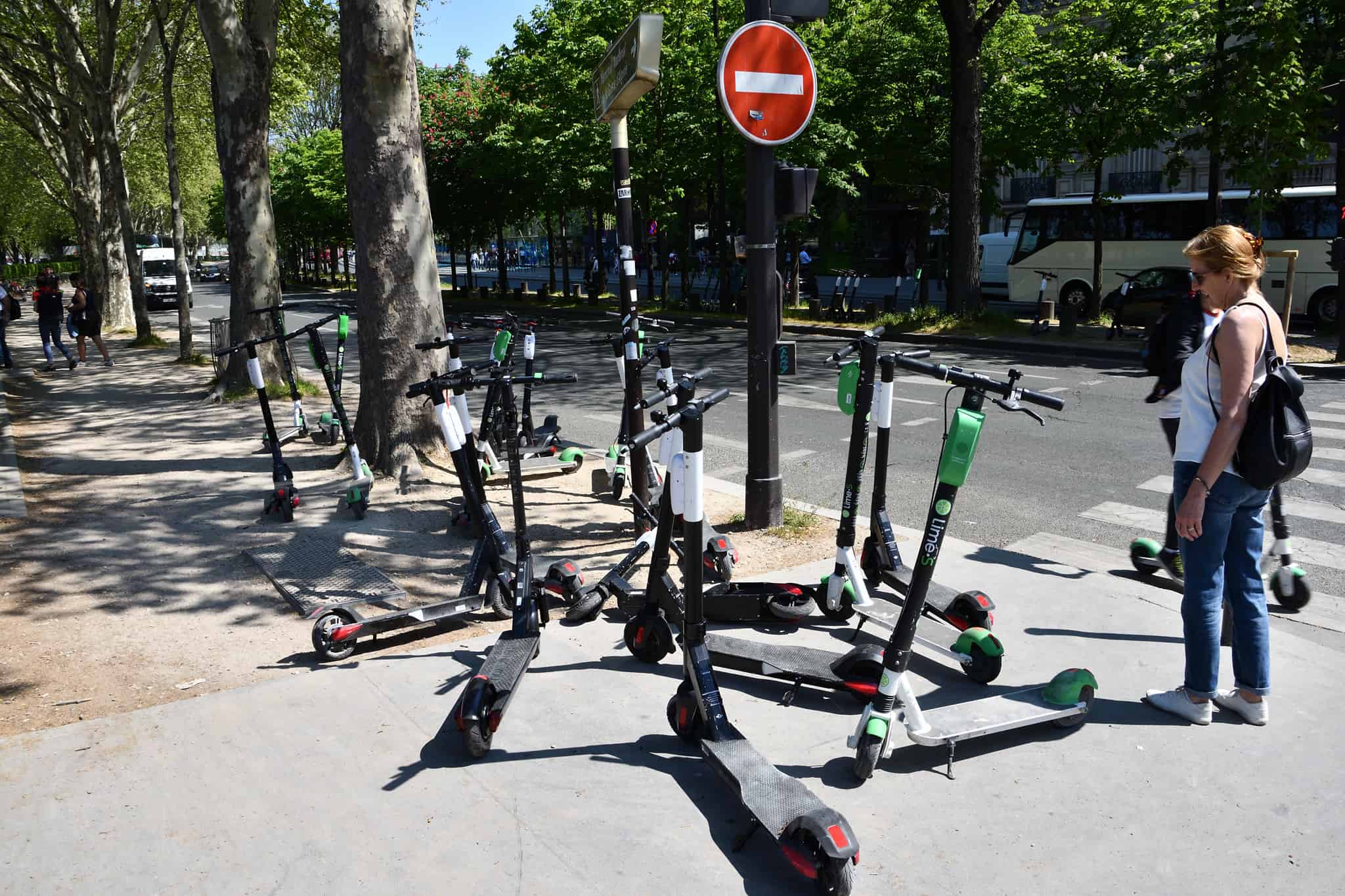 E-scooters in Paris