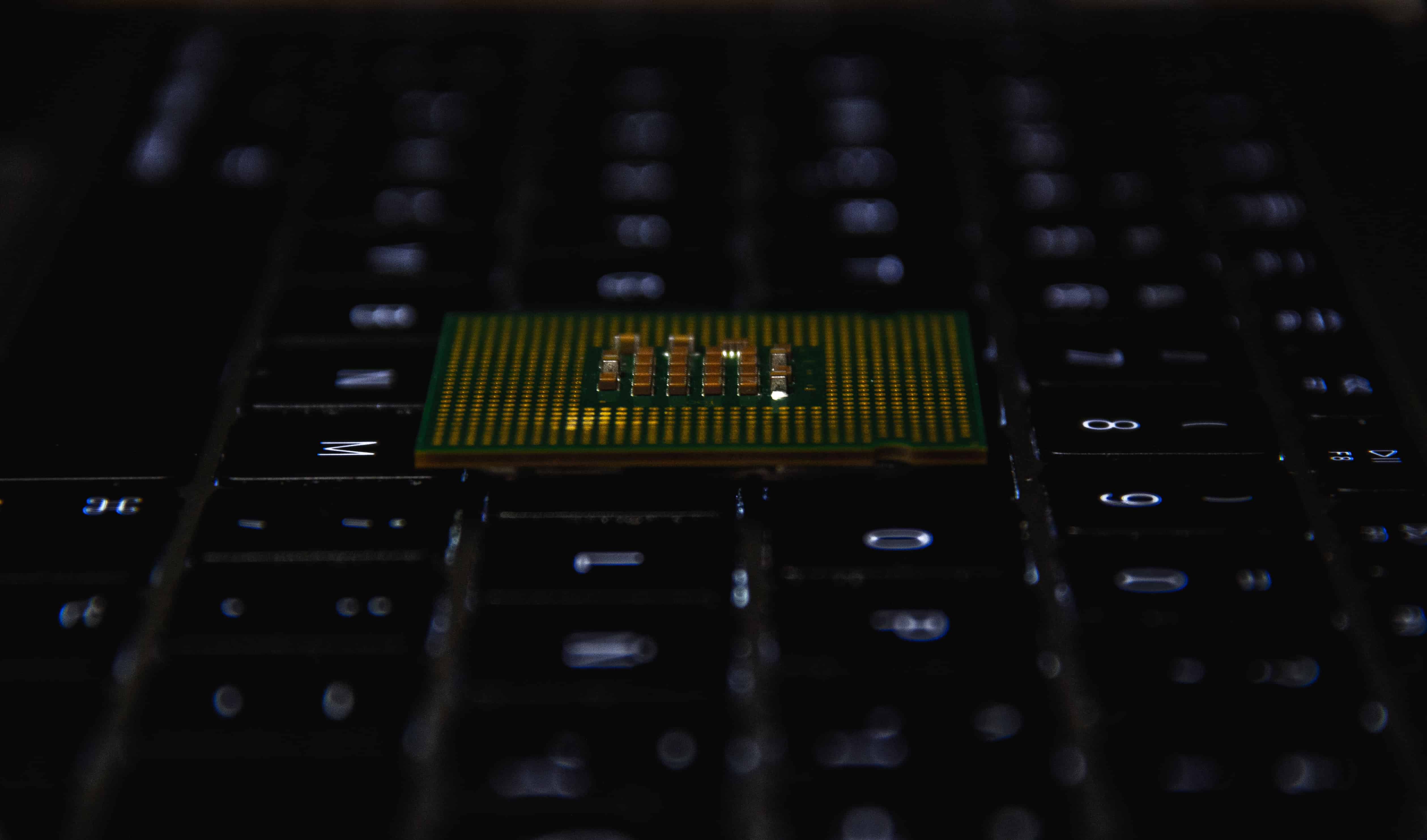 microchip in quantum computer