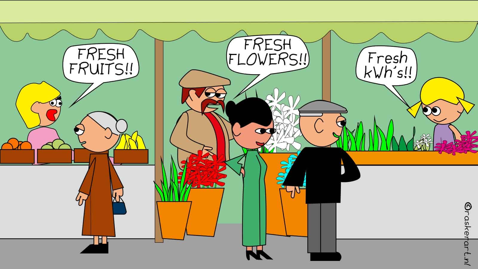 Fresh fruits… Fresh flowers… Fresh kWhs?