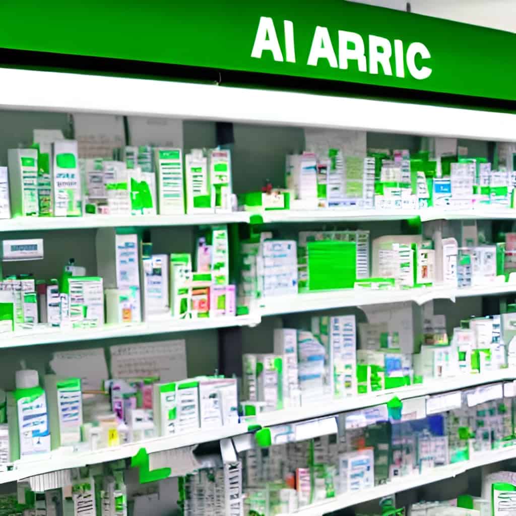 AI pharmacy (AI generated image)
