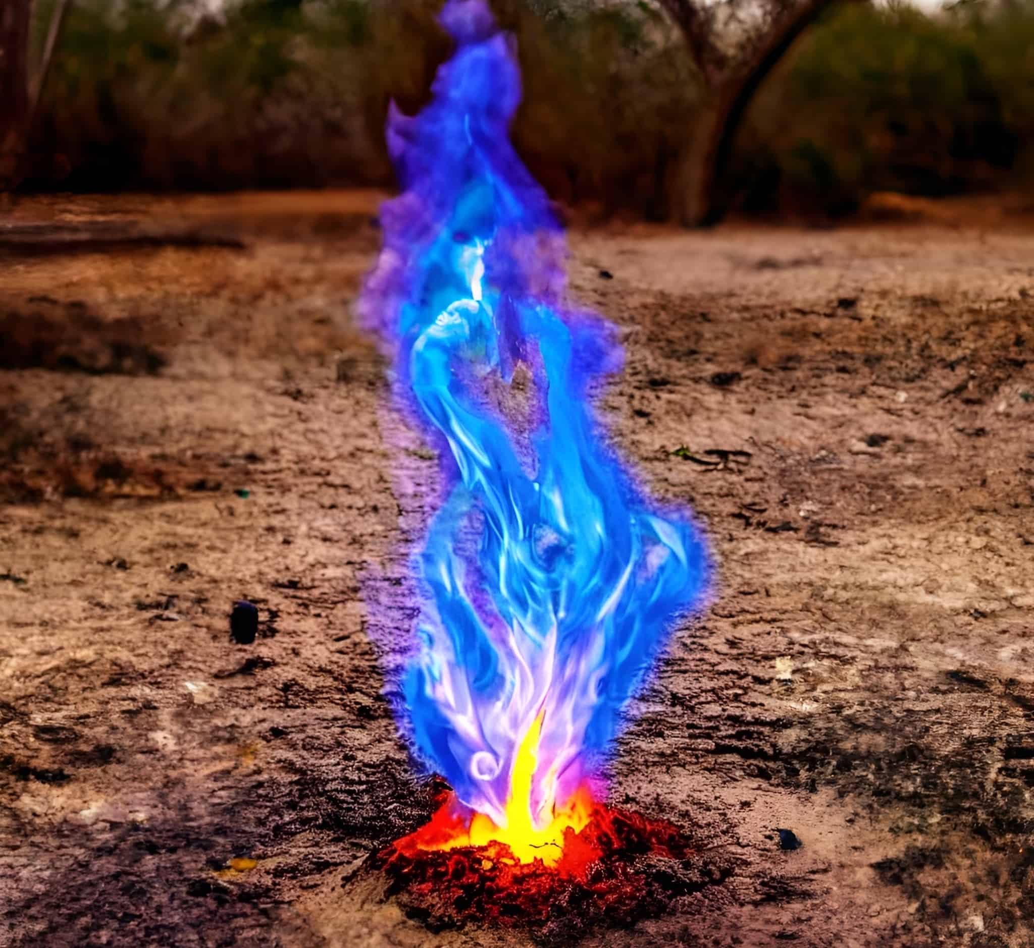 AI generated images of a hydrogen flame