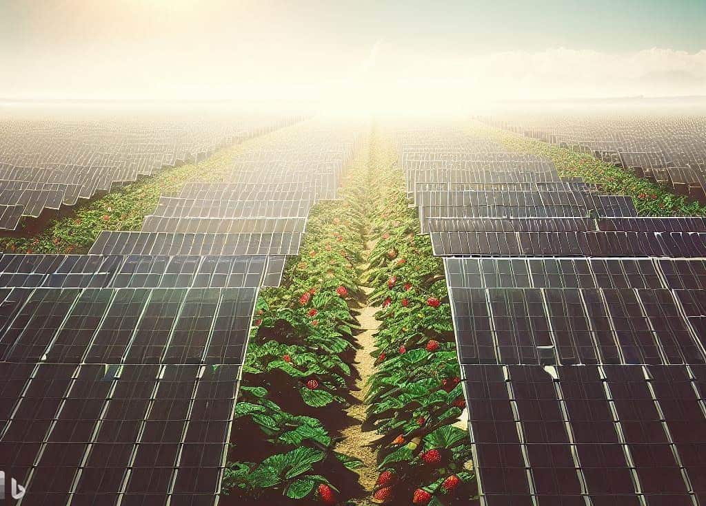 Hoe agrivoltaics een revolutie teweegbrengt in de landbouw en zonne-energie