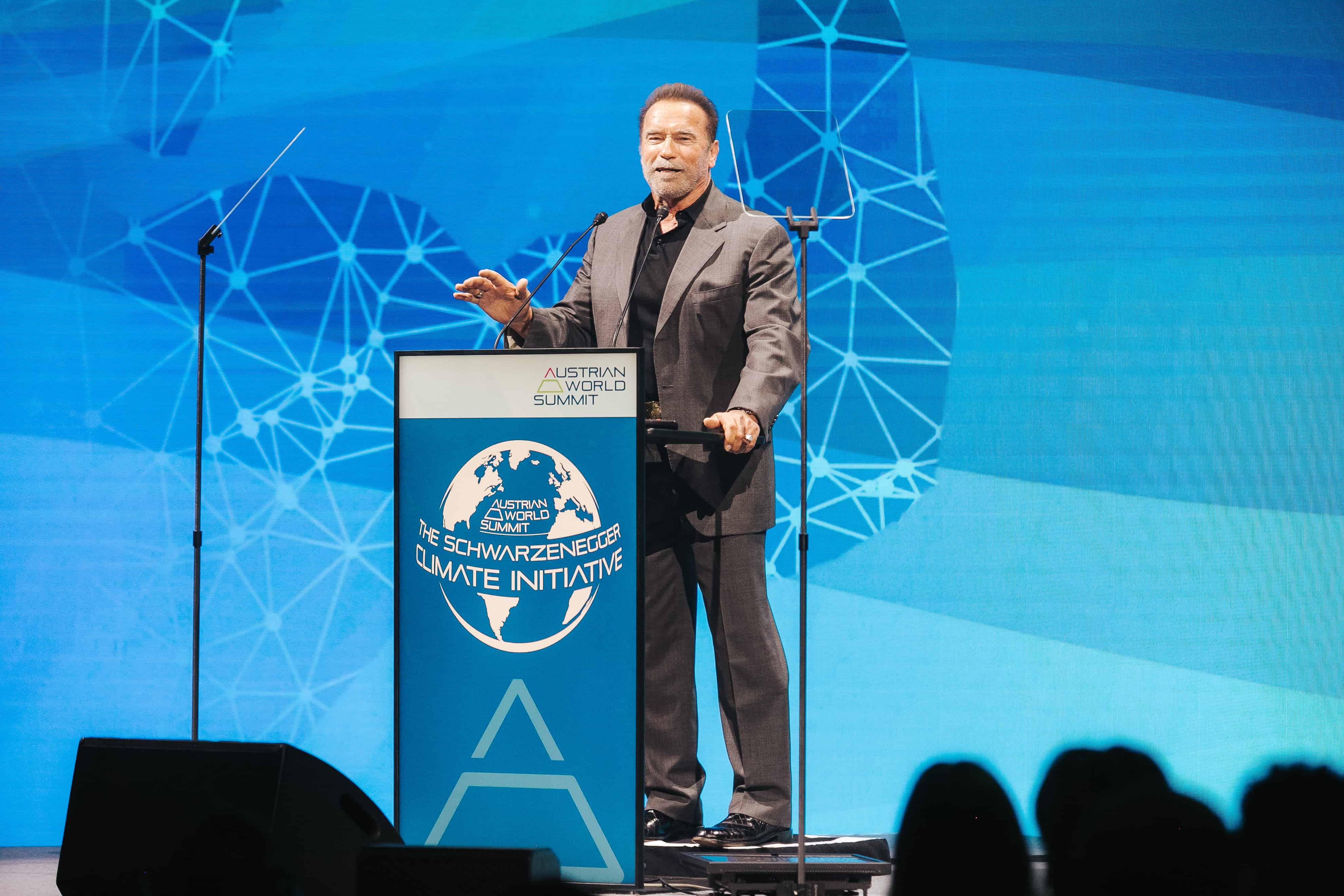 Arnold Schwarzenegger at the AWS