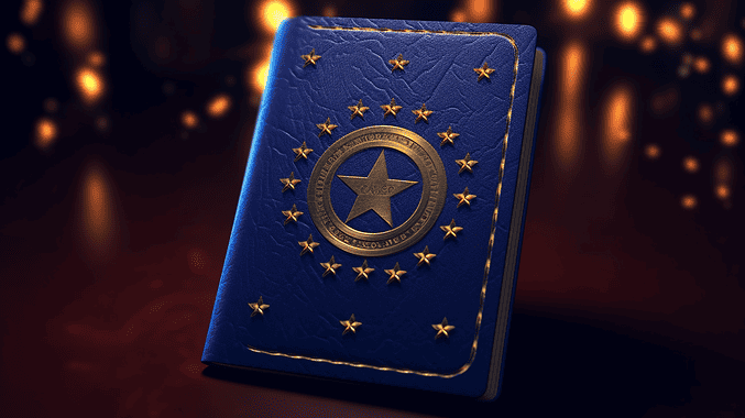 AI-generated image of a European battery passport