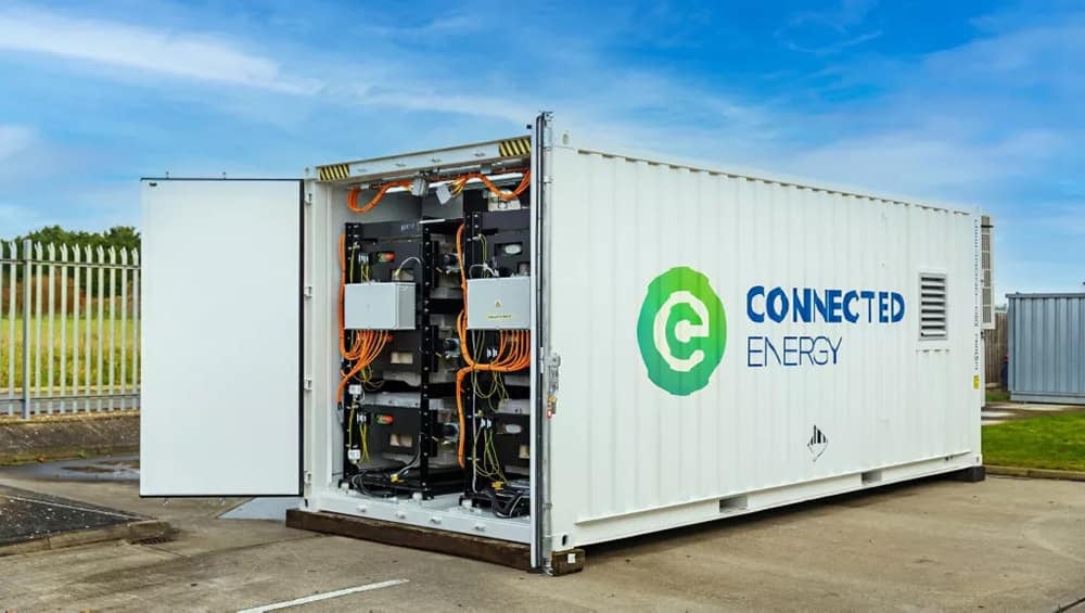 Connected Energy battery container