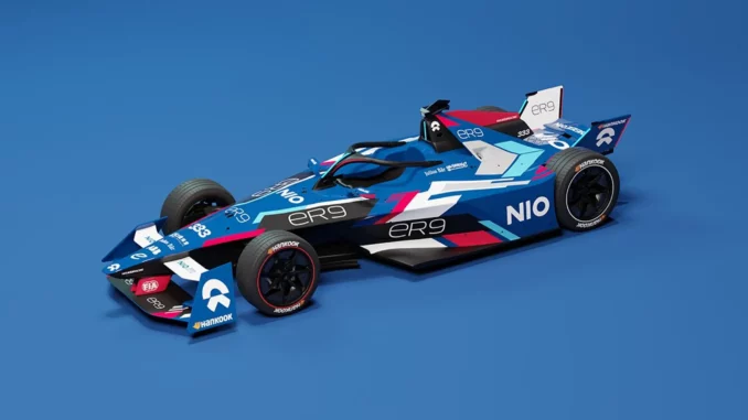NIO 333 ER9 3rd gen Formula E racer