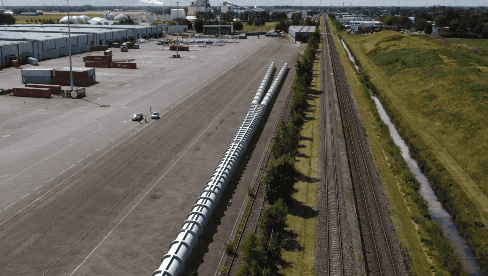Das European Hyperloop Center, das in Veendam, Niederlande, gebaut wird, soll zum "Eckpfeiler der Hyperloop-Innovation" werden