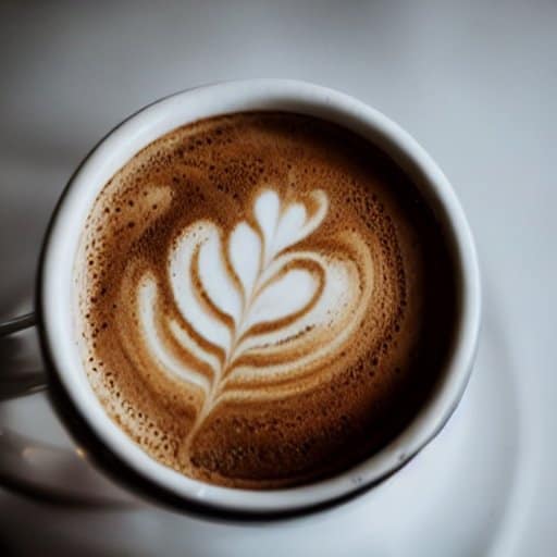 AI image of a cup of coffee
