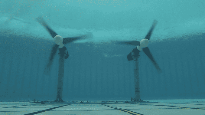 Underwater turbines (image: CoTide)