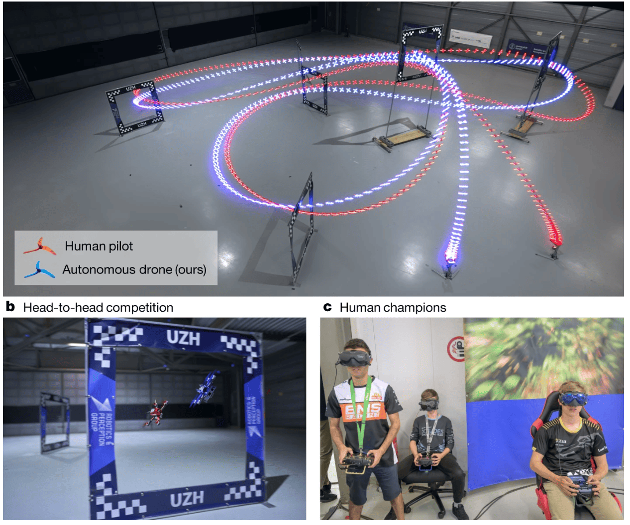 The time has come: AI beats human opponents in drone race