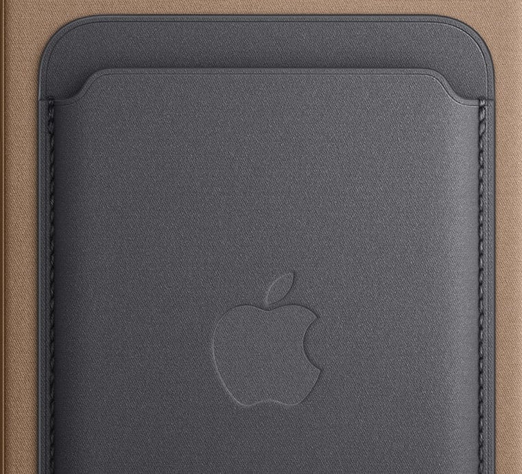 The Apple FineWoven iPhone case (image: Apple)