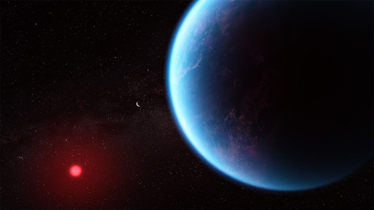 124 lightyears away, it smells like Earth: an exoplanet possibly with a hydrogen-rich atmosphere and a water ocean-covered surface