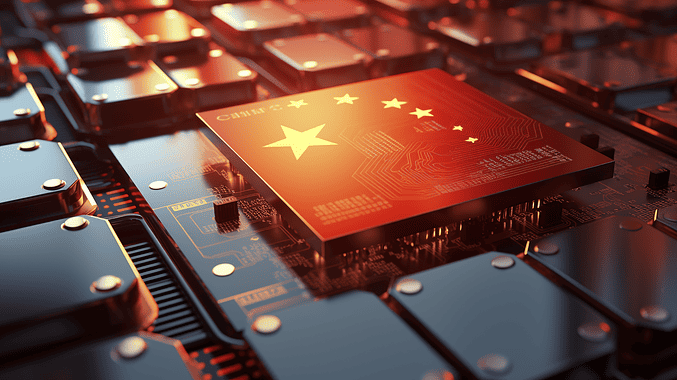 The Chinese AI-chip industry is aiming at autonomy - AI-generated image