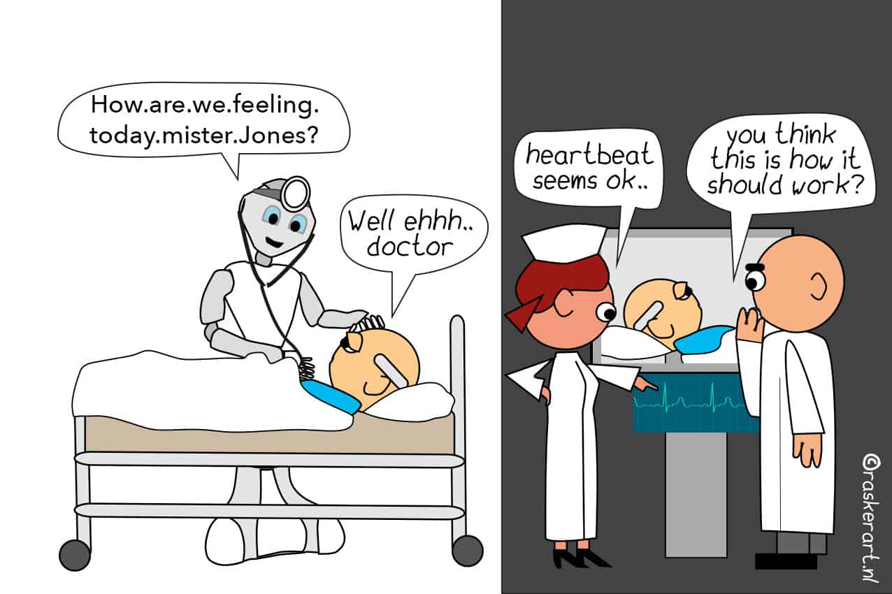 A robot and a doctor at your bedside: the most normal thing in the world