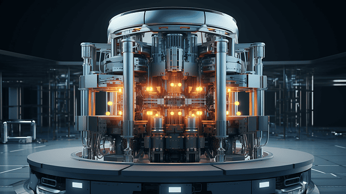 AI-generated image of a Small Modular Reactor