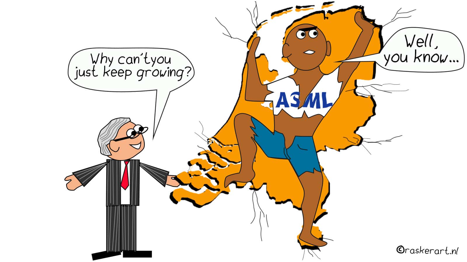 Week van IO: Wordt ASML groter in Veldhoven, Brabant, Nederland?