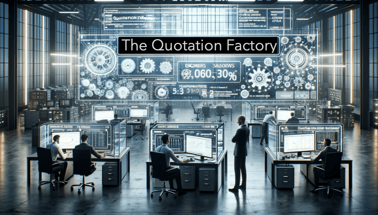 The Quotation Factory, AI-generated image