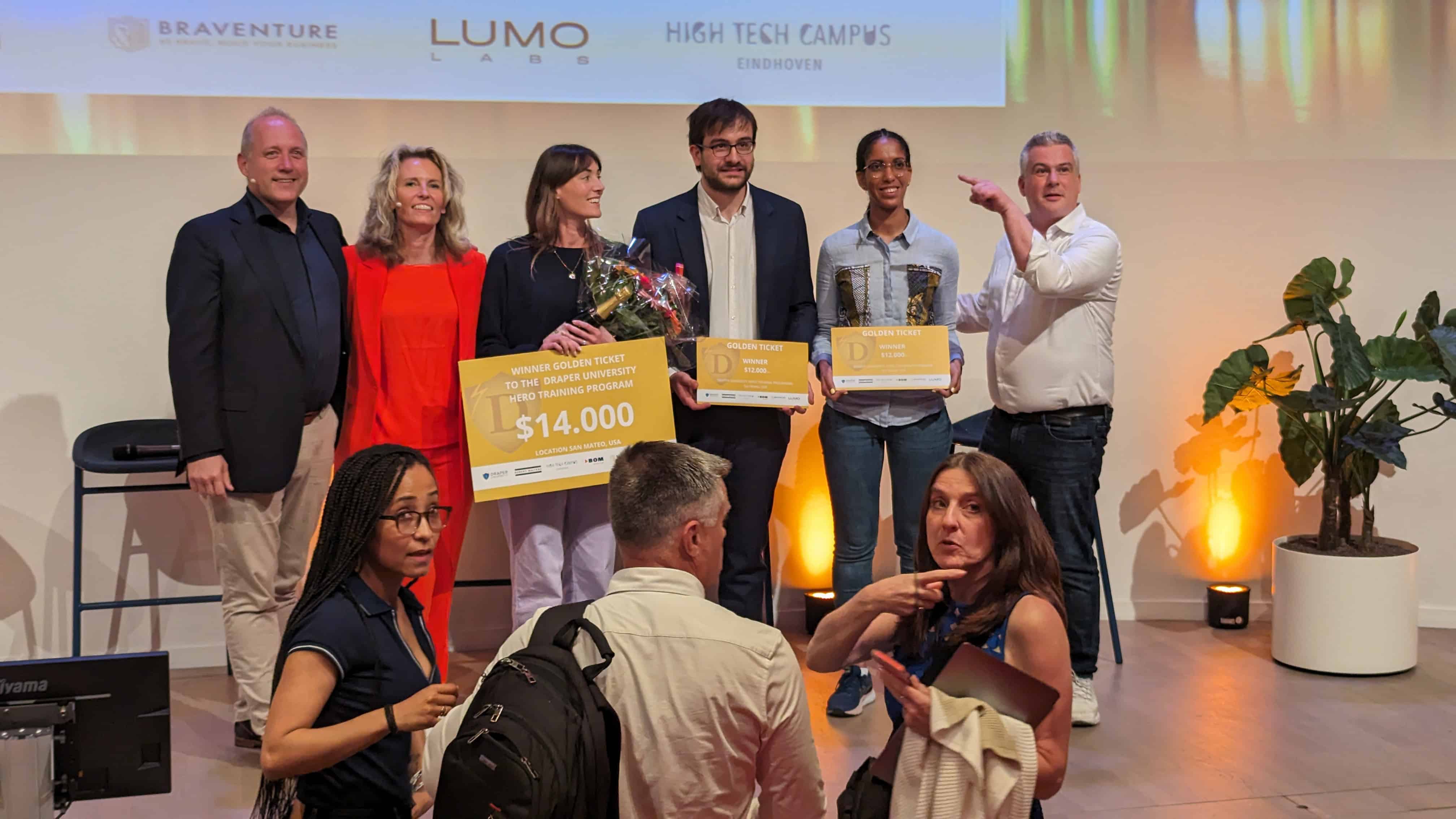 Winners and organizers of Draper’s Silicon Spring Pitch Prize 2024