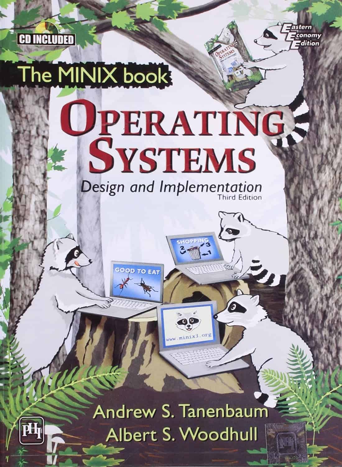 The cover of 'Operating Systems: Design and Implementation'