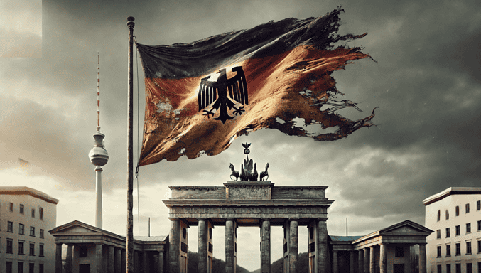 Germany is Europe's sick man - AI-generated image