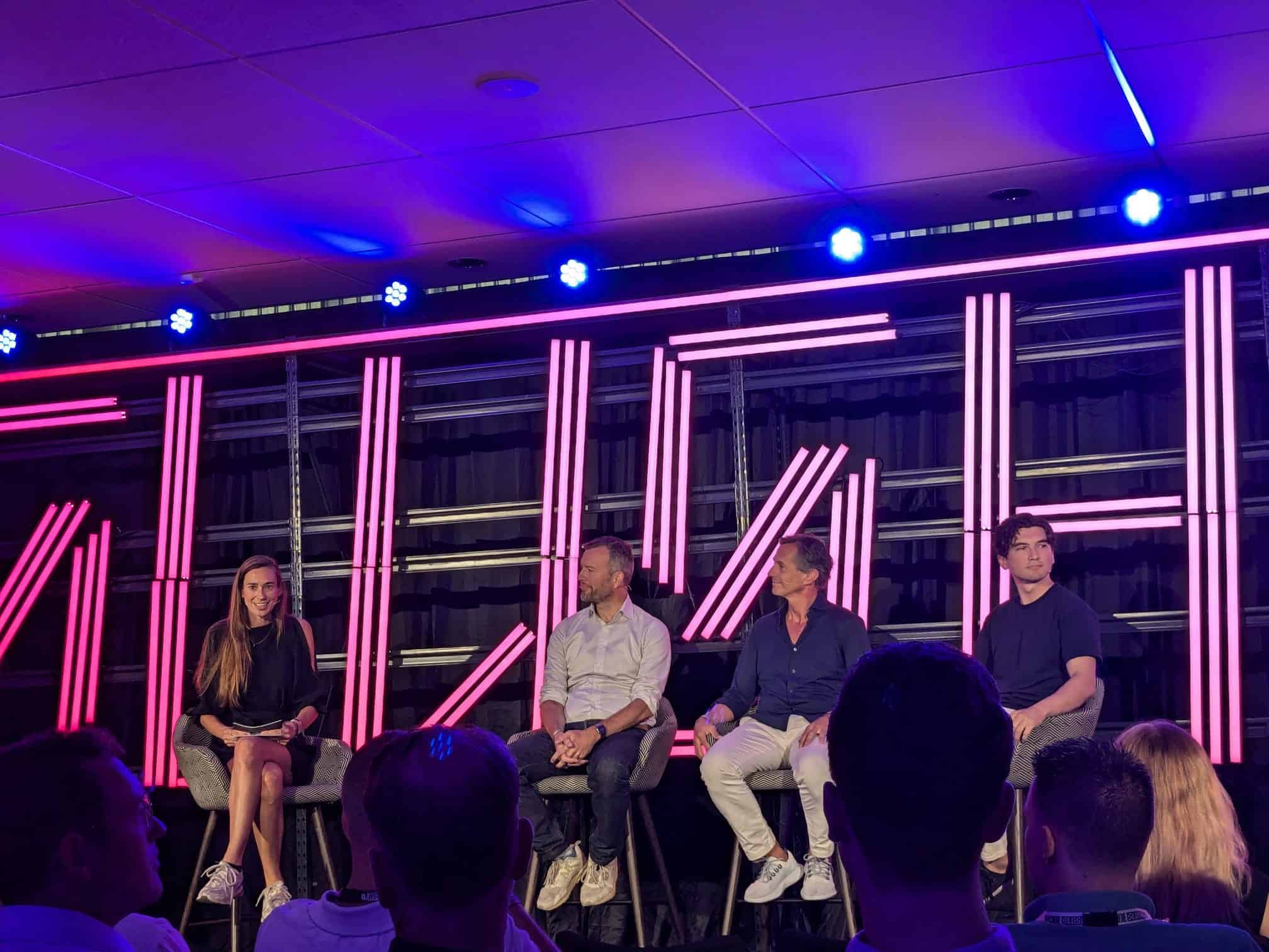 Left to right: Beau-Anne Chilla, Herman Kienhuis, Warner Philips, Job Wever