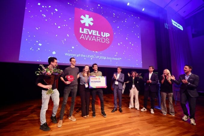 Antennex winning the LEVEL UP awards 2024, © Bram Saeys