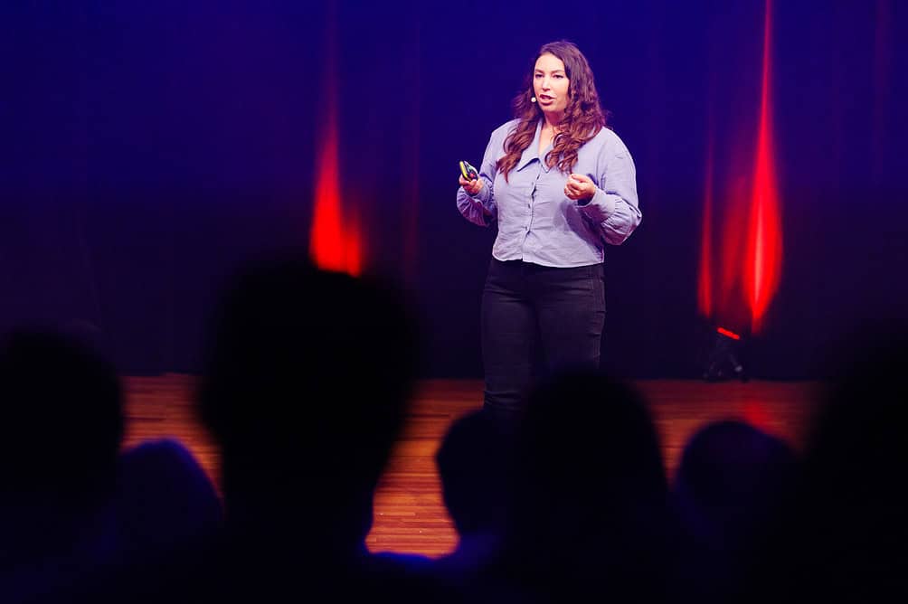 Danielle Gorlick, Amazon AWS, Level Up 2024 Evoluon, Eindhoven © Bram Saeys